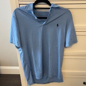 Polo by Ralph Lauren Men's Light Blue Polo Shirt
